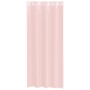 Cortinas de gasa con ojales 2 uds rosa claro 140x245 cm