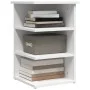 Armario auxiliar de madera contrachapada blanco 35x35x55 cm de vidaXL, Aparadores - Ref: Foro24-806274, Precio: 33,35 €, Desc...