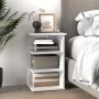 Auxiliary plywood white gloss cabinet 35x35x55 cm by vidaXL, Sideboards - Ref: Foro24-806280, Price: 40,84 €, Discount: %