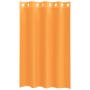Cortinas de gasa con ojales 2 uds naranja 140x175 cm