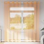 Cortinas de gasa con ojales 2 uds naranja 140x245 cm