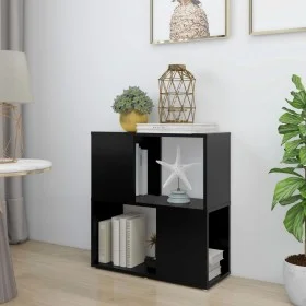 Black plywood bookshelf 60x24x63 cm by vidaXL, Bookcases and shelves - Ref: Foro24-809063, Price: 32,62 €, Discount: %