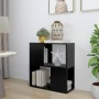 Black plywood bookshelf 60x24x63 cm by vidaXL, Bookcases and shelves - Ref: Foro24-809063, Price: 33,01 €, Discount: %