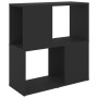 Black plywood bookshelf 60x24x63 cm by vidaXL, Bookcases and shelves - Ref: Foro24-809063, Price: 33,01 €, Discount: %