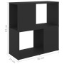 Black plywood bookshelf 60x24x63 cm by vidaXL, Bookcases and shelves - Ref: Foro24-809063, Price: 33,01 €, Discount: %