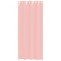 Cortinas de gasa con ojales 2 uds rosa 140x225 cm
