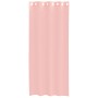 Cortinas de gasa con ojales 2 uds rosa 140x245 cm