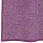 Cortinas de gasa con ojales 2 uds morado 140x140 cm