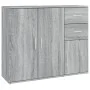 Aparador de madera contrachapada gris Sonoma 91x29,5x75 cm de vidaXL, Aparadores - Ref: Foro24-823275, Precio: 87,48 €, Descu...
