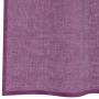 Cortinas de gasa con ojales 2 uds morado 140x175 cm