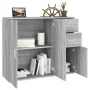 Aparador de madera contrachapada gris Sonoma 91x29,5x75 cm de vidaXL, Aparadores - Ref: Foro24-823275, Precio: 87,48 €, Descu...