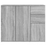 Aparador de madera contrachapada gris Sonoma 91x29,5x75 cm de vidaXL, Aparadores - Ref: Foro24-823275, Precio: 88,95 €, Descu...