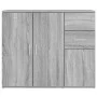 Aparador de madera contrachapada gris Sonoma 91x29,5x75 cm de vidaXL, Aparadores - Ref: Foro24-823275, Precio: 87,48 €, Descu...