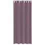 Cortinas de gasa con ojales 2 uds morado 140x225 cm