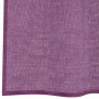Cortinas de gasa con ojales 2 uds morado 140x225 cm