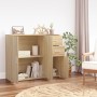 Sideboard aus Sonoma-Eichensperrholz, 91 x 29,5 x 75 cm von vidaXL, Sideboards - Ref: Foro24-823272, Preis: 99,16 €, Rabatt: %