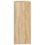 Aparador de madera contrachapada roble Sonoma 91x29,5x75 cm de vidaXL, Aparadores - Ref: Foro24-823272, Precio: 96,99 €, Desc...