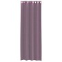 Cortinas de gasa con ojales 2 uds morado 140x260 cm