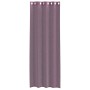 Cortinas de gasa con ojales 2 uds morado 140x300 cm
