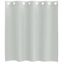 Cortinas de gasa con ojales 2 uds gris claro 140x140 cm