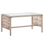 4-teiliges Gartenmöbel-Set und beige synthetische Rattankissen von vidaXL, Gartensets - Ref: Foro24-46436, Preis: 279,56 €, R...