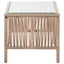 4-teiliges Gartenmöbel-Set und beige synthetische Rattankissen von vidaXL, Gartensets - Ref: Foro24-46436, Preis: 279,56 €, R...