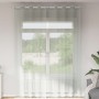 Cortinas de gasa con ojales 2 uds gris claro 140x300 cm