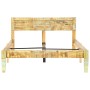 Estructura cama sin colchón madera maciza reciclada 120x200 cm
