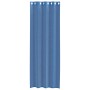 Cortinas de gasa con ojales 2 uds azul real