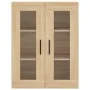 Armarios de pared 2 uds madera de ingeniería roble Sonoma de vidaXL, Aparadores - Ref: Foro24-3197964, Precio: 151,33 €, Desc...