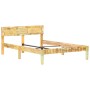 Estructura cama sin colchón madera maciza reciclada 120x200 cm