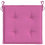 Cojines de silla de jardín 2 uds tela rosa 40x40x3 cm von vidaXL, Kissen für Stühle und Sofas - Ref: Foro24-361026, Preis: 23...