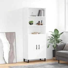Tall white plywood sideboard 69.5x34x180 cm by vidaXL, Sideboards - Ref: Foro24-3189277, Price: 143,07 €, Discount: %
