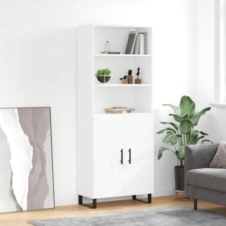 Tall white plywood sideboard 69.5x34x180 cm by vidaXL, Sideboards - Ref: Foro24-3189277, Price: 143,23 €, Discount: %