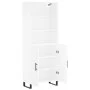 Tall white plywood sideboard 69.5x34x180 cm by vidaXL, Sideboards - Ref: Foro24-3189277, Price: 143,23 €, Discount: %