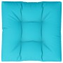 Cojín para palés tela turquesa 80x80x12 cm by vidaXL, Cushions for chairs and sofas - Ref: Foro24-360512, Price: 47,40 €, Dis...
