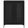 Aparador alto madera contrachapada negro 69,5x34x180 cm de vidaXL, Aparadores - Ref: Foro24-3189318, Precio: 151,48 €, Descue...