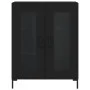 Aparador alto madera contrachapada negro 69,5x34x180 cm de vidaXL, Aparadores - Ref: Foro24-3189318, Precio: 147,33 €, Descue...