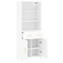 Tall white plywood sideboard 69.5x34x180 cm by vidaXL, Sideboards - Ref: Foro24-3200505, Price: 153,55 €, Discount: %