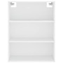 Hohes weißes Sperrholz-Sideboard 69,5 x 34 x 180 cm von vidaXL, Sideboards - Ref: Foro24-3200505, Preis: 163,48 €, Rabatt: %