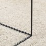 Alfombra de pelo corto OVIEDO beige 120x120 cm