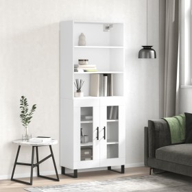 Hohes Sideboard Sperrholz weiß 69,5x34x180 cm von vidaXL, Sideboards - Ref: Foro24-3189341, Preis: 155,35 €, Rabatt: %