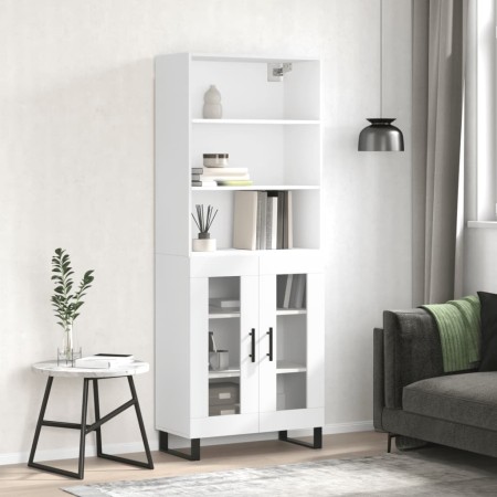 Hohes Sideboard Sperrholz weiß 69,5x34x180 cm von vidaXL, Sideboards - Ref: Foro24-3189341, Preis: 155,35 €, Rabatt: %