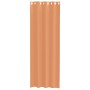 Cortinas de gasa con ojales 2 uds terracota