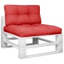 Kissen für Paletten 2 Stück aus rotem Stoff von vidaXL, Kissen für Stühle und Sofas - Ref: Foro24-360695, Preis: 33,78 €, Rab...