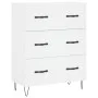 Aparador alto madera contrachapada blanco 69,5x34x180 cm by vidaXL, Sideboards - Ref: Foro24-3189373, Price: 145,54 €, Discou...