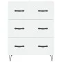 Aparador alto madera contrachapada blanco 69,5x34x180 cm by vidaXL, Sideboards - Ref: Foro24-3189373, Price: 145,54 €, Discou...
