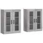 Wall cabinets 2 pcs Sonoma gray engineered wood by vidaXL, Sideboards - Ref: Foro24-3197967, Price: 139,04 €, Discount: %