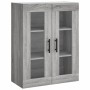 Armarios de pared 2 uds madera de ingeniería gris Sonoma de vidaXL, Aparadores - Ref: Foro24-3197967, Precio: 139,04 €, Descu...