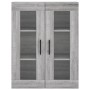 Armarios de pared 2 uds madera de ingeniería gris Sonoma de vidaXL, Aparadores - Ref: Foro24-3197967, Precio: 139,04 €, Descu...